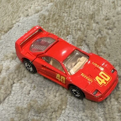 De colección Hot Wheels Ferrari 40 Red Blackwalls Bw Malasia Foto 1 de 4