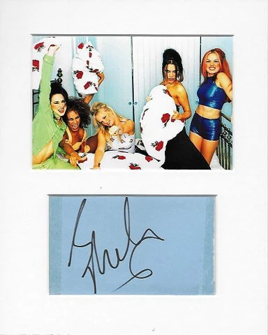 Melanie Chisholm Spice Girls genuine authentic autograph signature and photo COA Cover
