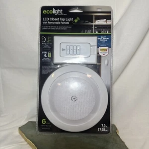 Battery Tap Light with Remote Switch w/ remote switch control Brand New 6yr War - Picture 1 of 10
