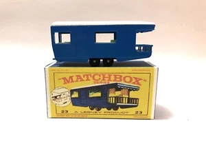 Lesney Matchbox 23d Restored Caravan, matches Early Box Picture. Box is repro. - Picture 1 of 4