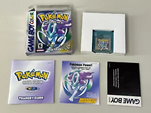 Pokemon Crystal Version (Nintendo Game Boy Color) Complete! - Error Print Box - - Picture 1 of 18