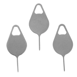 3pcs/set Sim Card Tray Removal Eject Pin Key Tool Stainless Needle for Phone Kz - Picture 1 of 12