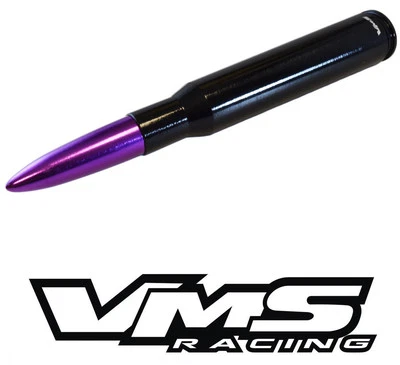 VMS 50 CALIBRE BALA ESTILO ALUMINIO REPUESTO ANTENA CORTA NEGRO MORADO Foto 1 de 4