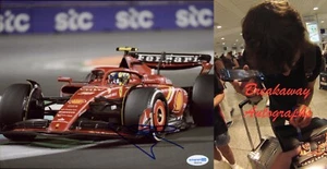 Oliver Bearman signed photo 8x10 exact proof ACOA autograph Formula 1 Ferrari 3 - Picture 1 of 5