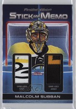 2022 President's Choice In the Crease Stick and Memo /10 Malcolm Subban #SM-32