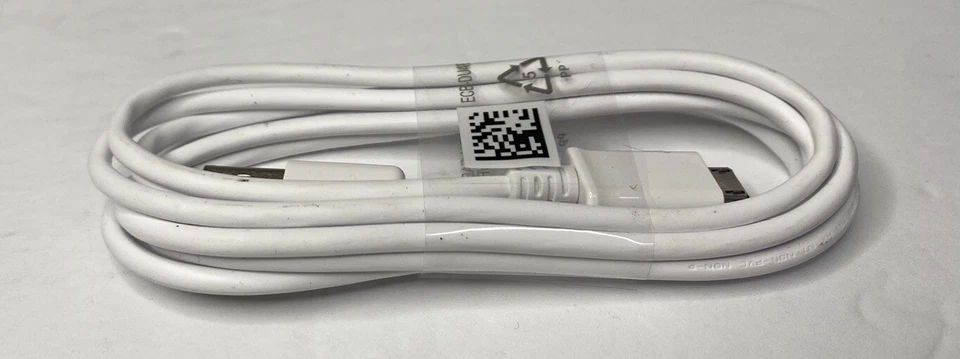 Samsung (ECB - DU4EWE) USB cable for Micro USB Devices - White - Image 1 of 3