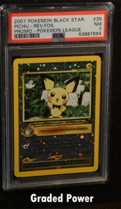 Promo Pichu Black Star Promo PSA 7 REVERSE HOLO (7694) #35 Pokemon - Picture 1 of 1