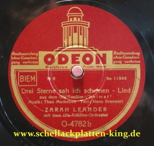 Zarah Leander 78 RPM / Ein Frau Wird Erst Schön Durch Die Liebe (421-0620-P) - Bild 1 von 3