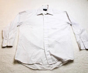 Bristol Vintage Button Down Shirt Men's 16-32 White Long Sleeve - Picture 1 of 7