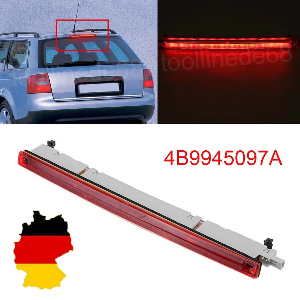 LED Dritte 3. Bremslicht Bremsleuchte Für Audi A6 Avant 4B5 1998-2005 4B9945097A - Bild 1 von 4