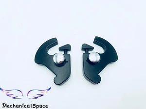 Kit de clips de pestillo de acoplamiento con barra giratoria desmontable negra para Harley - Imagen 1 de 7