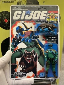 GI Joe Cobra Custom 1989 Slaughters Marauders Snake Eyes V2 lote cardado hermoso - Imagen 1 de 12