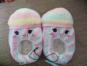 New Squishmallow Girls House Slippers, Pink, Snowcone, Size 13-1 - Picture 1 of 4