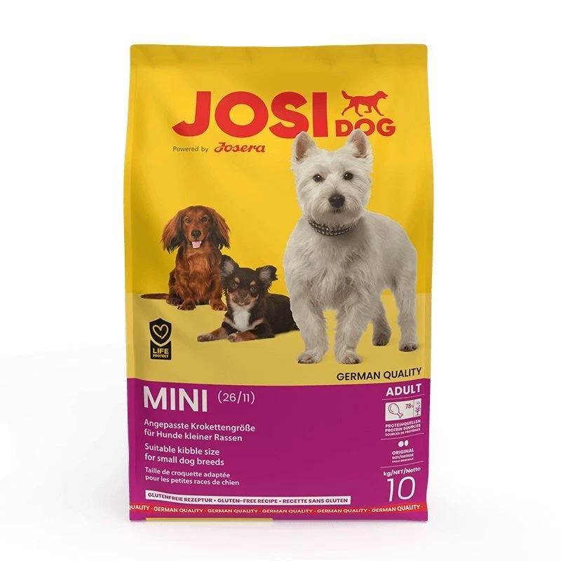 10 kg JOSERA JosiDog Mini Trockenfutter für adulte Hunde kleiner Rassen - Bild 1 von 1