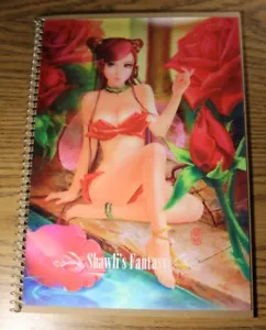 Shawli's Fantasy Art Blank Paper Notebook Prism 3d Princess Cover Shawli Chen - Picture 1 of 4