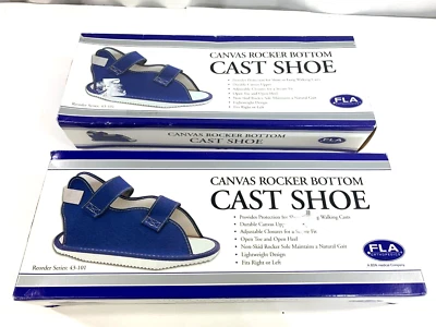 Zapato FLA Orthopedics Adulto Lona Balancín Fondo Fundido Pequeño, Azul # 43-101602 Foto 1 de 2