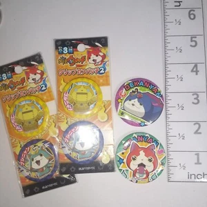 A74890 Yo-kai Uhr/Level-5/Clipdose Abzeichen Set - Bild 1 von 4