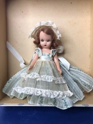 6-дюймовая винтажная антикварная пластиковая кукла Nancy Ann Storybook Breezy Girl март 189 с коробкой - Изображение 1 из 4