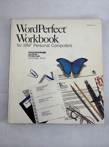 WordPerfect Workbook Versione 5.1 Vintage 1989 Word Guida Perfetta - Foto 1 di 15