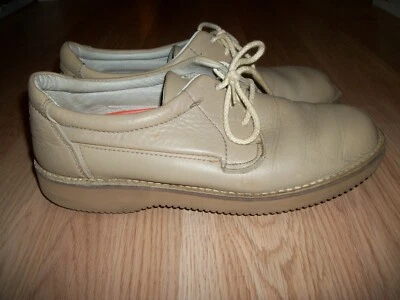 ZAPATOS DE CUERO DESXTER HOMBRE TALLA 9 M VINTAGE SUELAS VIBRAM BEIGE TOSTADO 504853 Foto 1 de 4