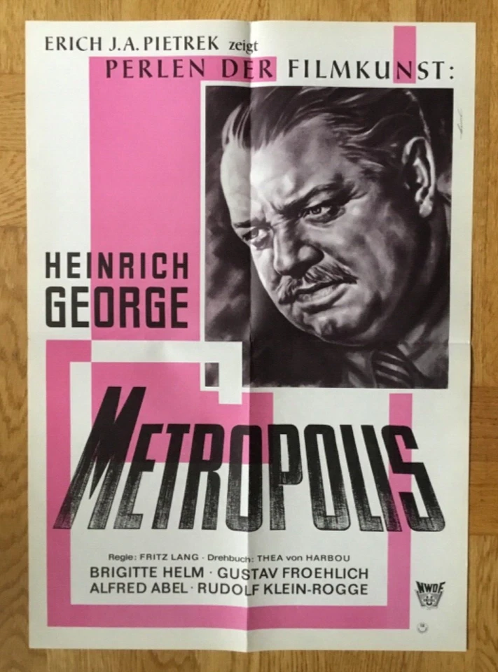 Metropolis (A2-Kinoplakat '64) - Heinrich George / Fritz Lang - Bild 1 von 1