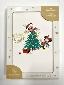 Hallmark Christmas card pack of 10 cards 1 design 11x15cm exp delivery - Picture 1 of 2