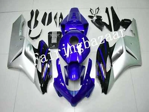 Kit de carenado de plástico perforado por inyección ABS 2004 05 CBR1000RR azul plateado - Imagen 1 de 7