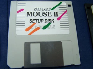 vintage super MOUSE II setup disk floppy disc software driver version 8.20 - Picture 1 of 1