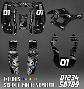 yamaha warrior 350 decals graphics stickers full kit atv - Picture 1 of 1