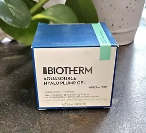 Biotherm Aquasource Hyalu Plump Gel Normal to Combo Skin 50ml / 1.7 oz NIB! - Picture 1 of 1