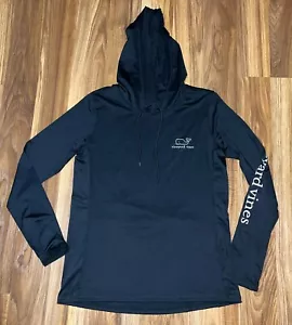 Sudadera con Capucha Vineyard Vines Performance Para Mujer LS Gráfica Ballena Negra Pequeña Nueva con Etiquetas 59 $ Precio de venta sugerido por el fabricante - Imagen 1 de 14