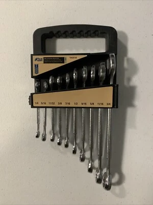 "Juego de llaves combinadas Blue Hawk SAE 10 piezas #0420118 1/4"" - 3/4""" Foto 1 de 4