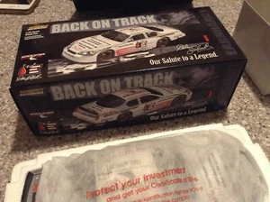 DALE EARNHARDT BACK ON TRACK 1:24 SCALE SALUTE TO LEGEND DIECAST NIB - Picture 1 of 4