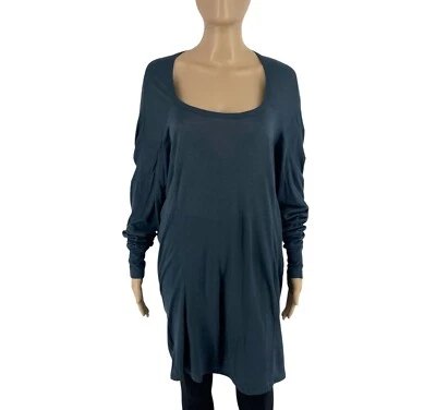 Sita Murt Women Dark Grey Long Sleeves Tunic T Shirt Size L - Image 1 of 4