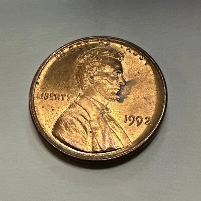 1992 lincoln Memorial Cent DDO DDR Broad Struck Wide AM - Image 1 of 4