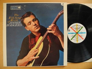 JIMMIE RODGERS Folk Song World Of LP 1961 US EX - Picture 1 of 2