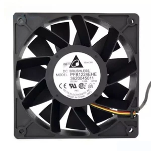 1PCS New Delta PFB1224EHE Inverter Cooling Fan 12038 DC24V 1.08A 12CM 3Pin - Afbeelding 1 van 1