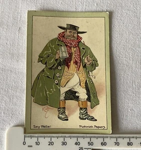 Player's Navy Cut Cigarette Card X10 1914 CHARACTERS FROM DICKENS TONY WELLER - Picture 1 of 2