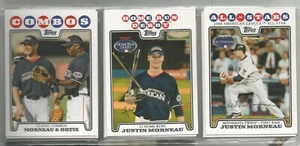 Minnesota Twins JUSTIN MORNEAU 3-Card 2008 All-Star Game Topps - Picture 1 of 1
