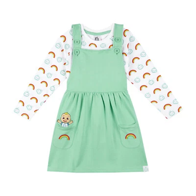 CoComelon Girls Pinafore Dress, Ages 9 Months to 5 Years - Image 1 of 4