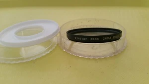 55mm Vivitar Cross Screen VI (6 Point) Lens Filter In Excellent Condition - Picture 1 of 4