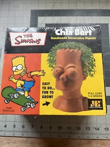 Chia Pet - Bart Simpson - Chia Bart 2005 / 2006 Rare Simpsons Factory sealed - Picture 1 of 10