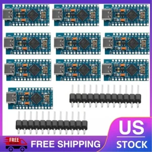 1-10PCS Micro USB/Type-C Pro Micro ATMEGA32U4 Board For Arduino Replace Pro Mini - Picture 1 of 13