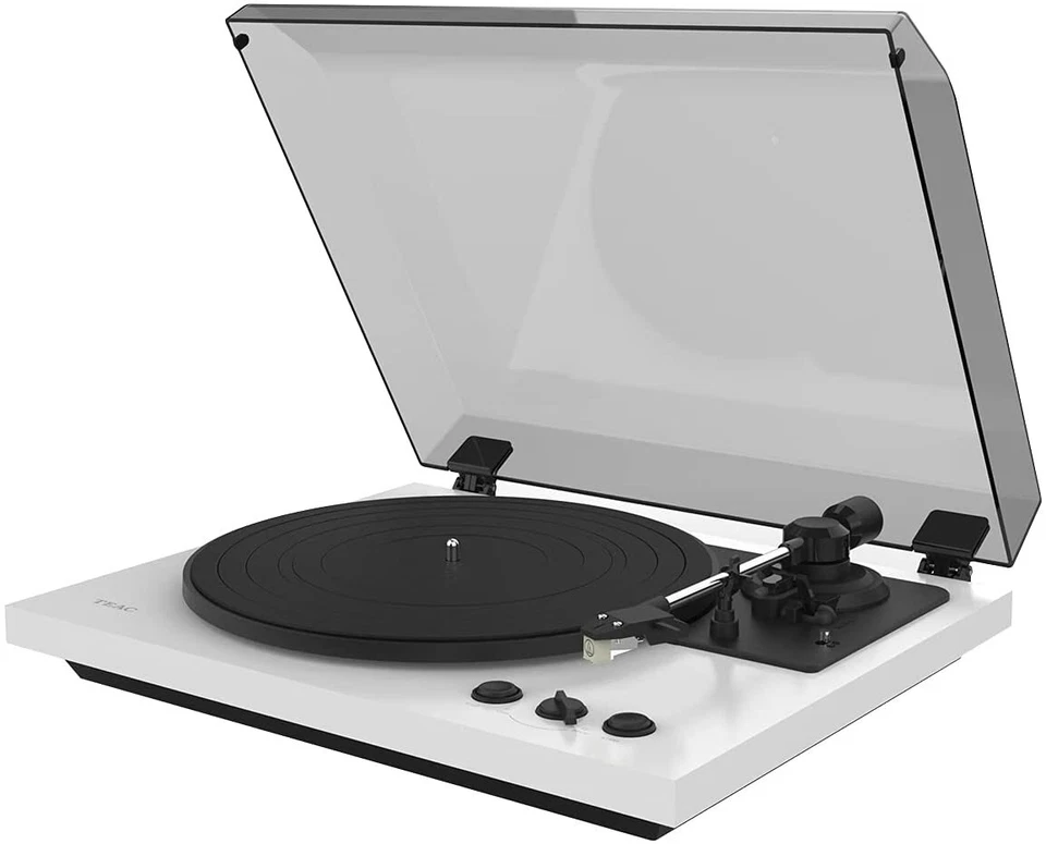 TEAC TN-175-W Vollautomatik Hifi Tocadiscos Impulsión de Correa, Blanco - Imagen 1 de 2