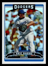 2006 Topps Chrome Refractor #34 Eric Gagne Dodgers