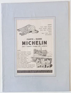MICHELIN Karten und Reiseführer - Werbung Echtheitszertifikat 1955 - N3 - Bild 1 von 2