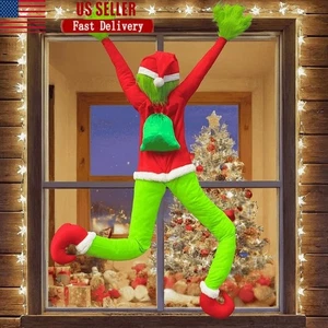 Festliches grünes Monster Plüsch Deko Hängedeko Weihnachten Feiertag Deko - Bild 1 von 8