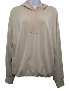 Sudadera con capucha Athleta Seasoft con dobladillo burbuja para mujer talla mediana bronceado Abelone Pullover - Imagen 1 de 11