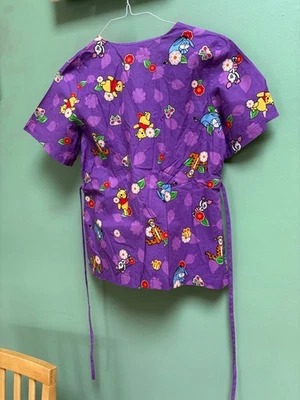 Disney Винни-Пух фиолетовый скраб Топ Pooh Eeyore поросенок тигр размер M - Изображение 1 из 4