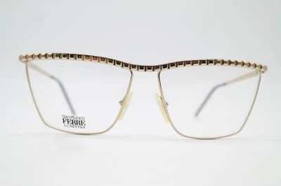 Vintage Glasses Gianfranco Ferre GFF 134 Gold Oval Eyeglass Frame - Image 1 of 4